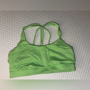 Lululemon Athletica Vibrant Green Sports Bra